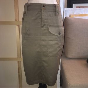 Ralph Lauren Black Label Silk/Cotton Cargo skirt